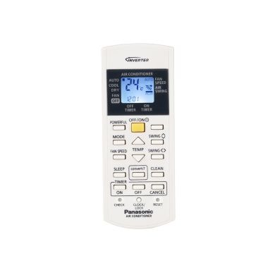 Panasonic Wall Air Conditioner Remote Controller, include Holder (ACRA75C26650)