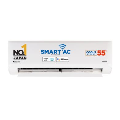 Panasonic 1.5 Ton 3 Star Wi-Fi Inverter Smart Split AC(India 1st Matter Enabled RAC,Higher Airflow, Copper Condenser, 7in1 Convertible, True AI, 2-Way Swing, PM 0.1 Filter, CS/CU-SU18AKY3W, 2025 Model, White)